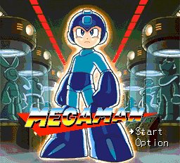 Mega Man CD Title Screen